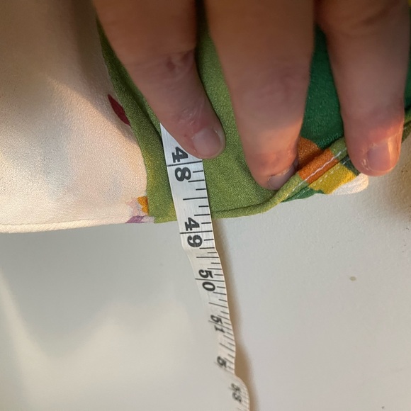 Farm Rio Tropical Print Midi Dress with Tie Shoulder Vacation Resort Bold - Picture 13 of 16